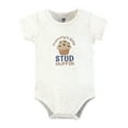 thumbnail image 3 of Hudson Baby Infant Boys Bodysuit, Short and Sock, Stud Muffin, 6-9 Months, 3 of 3