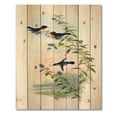 thumbnail image 3 of Designart 'Ancient Hummingbird II' Traditional Print on Natural Pine Wood, 3 of 5