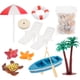 thumbnail image 1 of KAKOWELY 1 juego de decoración en miniatura estilo playa, micropaisaje, adorno en miniatura estilo playa, 1 of 4