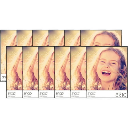 - Snap 8x10 Front Loading Narrow Wall Photo Frame, Set of 12