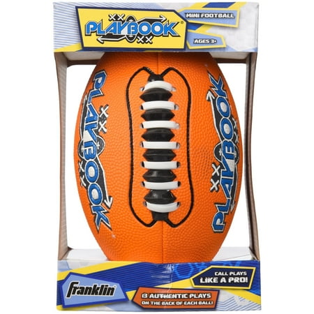Franklin Sports Mini Playbook Football With Spacelace Colors Vary Unique Size