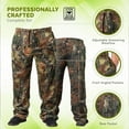 thumbnail image 6 of trail crest boys's cambrillo camo 3 pocket sweatpants w/ happy hunting magnet, medium, 6 of 6