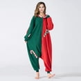 thumbnail image 3 of Pijamas de una pieza con capucha de franela, ropa de dormir de lana para el hogar, ropa de Navidad, lindo Animal, nuevo, otoño, invierno, 2023, 3 of 3