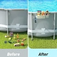 thumbnail image 4 of Matsuzay Cesta colgante resistente para piscina, cesta de almacenamiento para tubería de natación al aire libre, diámetro exterior de 3 Almacenamiento y organización del hogar azul, 4 of 6