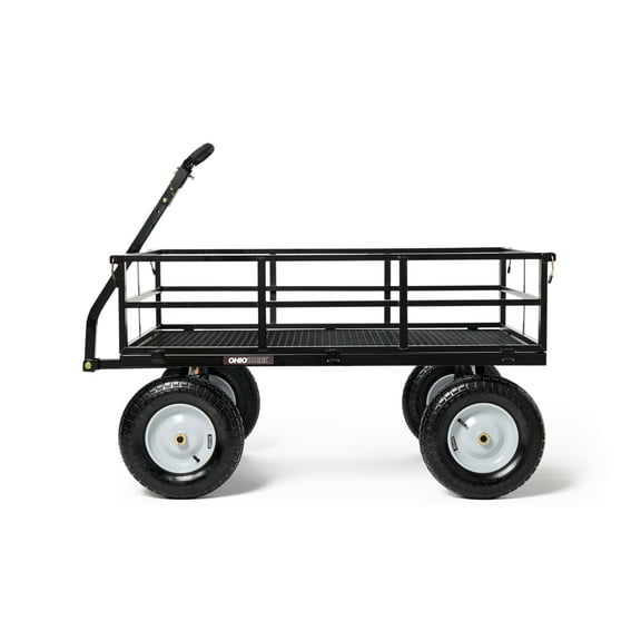 Ohio Steel 12 Cubic Feet/1400 LB Steel Garden Cart