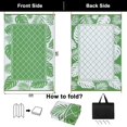 thumbnail image 2 of Alfombra de exterior Ilead, 183 x 274 cm, impermeable y reversible, color verde, 2 of 9