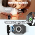 thumbnail image 5 of Reloj Deportivo Inteligente con Bluetooth,2,01 Pulgadas Reloj Inteligente Resistente Al agua con Monitor de Frecuencia Cardíaca para Mujeres y Hombres,Podómetro,Compatible con iOS, Android. (Rosa), 5 of 5