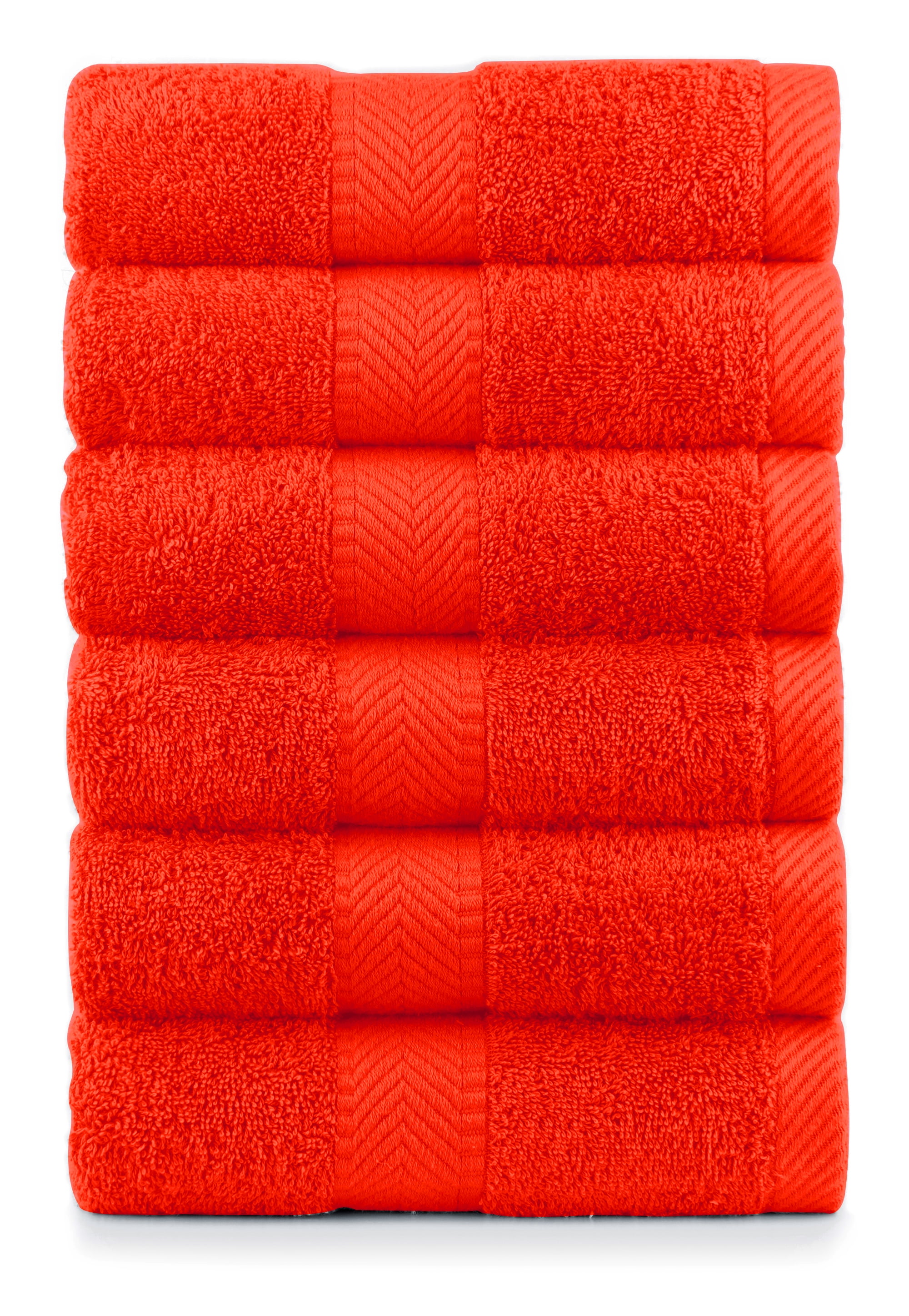 Hand Towel Set Soft Cotton Water Absorbent Towel Sheets, Set of 6