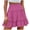 Hot Pink, variant on Sentmoon Skirt Shorts for Women Elastic Waist Mini Skirts for Women Delightful Solid Color Loose Fit Tennis Skirt for Travel and Vacation S-2XL