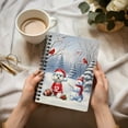 thumbnail image 3 of Hello Winter Bichon Frise Football Snowman Welcome Snowy Morning Spiral Bound Journal Bichons Dog Lovers Gifts Idea 5x7in Spiral Notebook - 01012, 3 of 5