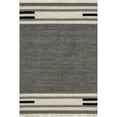 thumbnail image 6 of Rugs USA Black Brooklyn Tasseled Wool Area Rug, 4' x 6', Brooklyn Black, 6 of 7