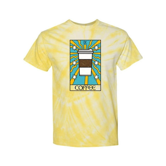 Coffee Sign Tie Dye Cyclone Women -Smartprints Designs, Female Small