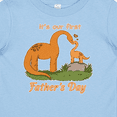 thumbnail image 4 of Inktastic It's Our 1st Father's Day Brontosaurus Family Boys or Girls Baby T-Shirt, 4 of 5