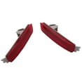 thumbnail image 7 of Pair Left & Right Rear Bumper Reflector Fit for 13-19 Nissan Sentra 08-14 Murano 07-10 Versa 18-19 Kicks 11-17 Juke Quest, 7 of 7