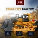 thumbnail image 4 of Vehículos 1:24 2.4G 9CH RC Tractor Camión Construcción Ingeniería Vehículos con una Demostración CLAVE SIMULACIA DE LUZ DIBUNICACIÓN DE LA FUNCIÓN DE SONIDO Juguetes Educativos Para Nienes, 4 of 7