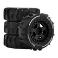 thumbnail image 2 of MERIGLARE 4 Pieces RC Off Road Buggy Wheels 2.8x1inch Replacement for 1: 14 Scale Lightweight Accessory Spare Parts Quick Installation Black, 2 of 9