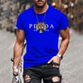 thumbnail image 1 of Chandail en Molleton 3D Décontracté Rétro Motif Série T-shirt pour Hommes, 1 of 2