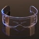 thumbnail image 4 of Gafas luminosas LED, visera electrónica, gafas luminosas, utilería para Festival, , Bar, , actuación, niños, adultos, regalos BLESIY Gafas de sol luminosas, 4 of 8