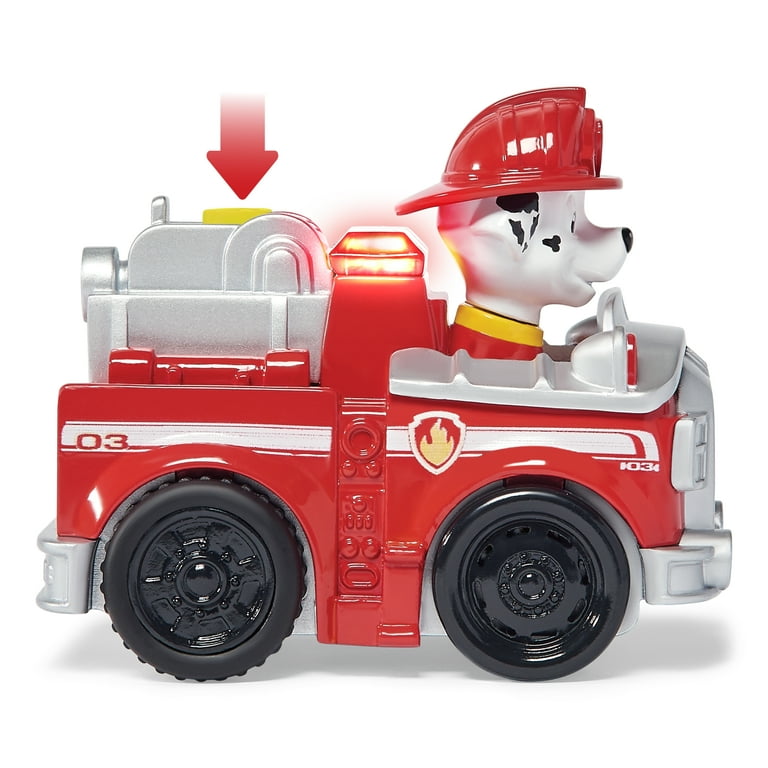 Paw Patrol Roll Patrol Marshall s Town Rescue Track Set with Exclusive Motorized Vehicle with Lights and Sounds