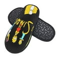 thumbnail image 2 of Simpsons Cotton Slippers Fleece Non Slip Unisex House Slippers for Indoor House, 2 of 8