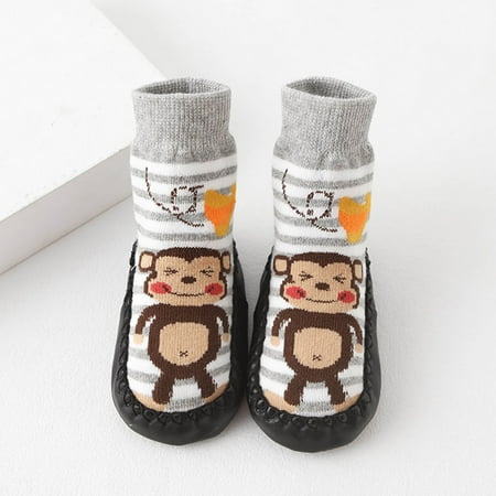 

Quealent Baby Boys Shoes Baby Boys Girls Booties Cozy Fleece Warm Winter Boots J 2.5 Years