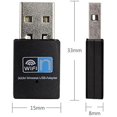 thumbnail image 5 of Adaptador WiFi USB de 300 Mbps Adaptador de tarjeta de red LAN inalámbrica WiFi Dongle Adepaton CZDZ-ST121, 5 of 5