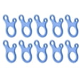thumbnail image 1 of Tensor de cuerda de 3 agujeros, ajustadores de ajuste de cable de línea Guy para tienda de campaña, senderismo, mochilero, actividad al aire libre, azul, 1 of 12