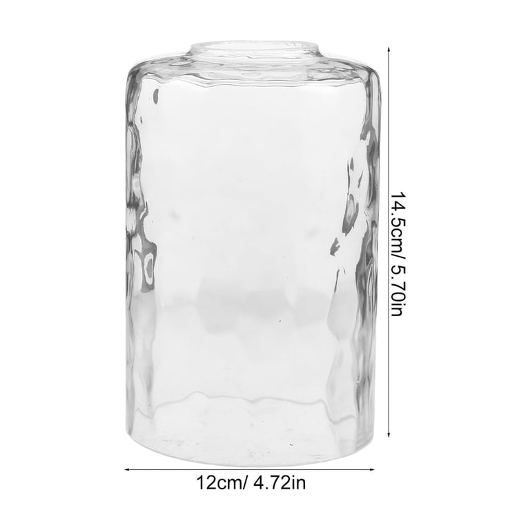 UPGRATOR Decorative Clear Water Ripple Glass Lamp Shade for Vanity ...