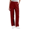 thumbnail image 6 of Kelon Women's Cotton Linen Pants Elastic Waisted Casual Palazzo Straight Leg Pants Summer Beach Trouser XL, 6 of 9