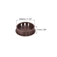 thumbnail image 2 of Uxcell 32Pcs Plastic Hole Plugs, Flush Type Panel Hole Plugs Insert End Caps for Locking Hole Furniture Cabinet 38mm Brown, 2 of 6