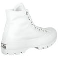 thumbnail image 3 of Converse Womens High Top Platform Sneaker, White/Black, Size 7, 3 of 3
