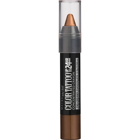 Maybelline Eyestudio ColorTattoo Concentrated Crayon, Creamy Chocolate, 0.08 Oz