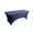 Blue-BU-clearacne, variant on MORESEC 4FT Stretch Spandex Tablecloth Rectangular Fitted Table Cover Washable for Party Wedding Cocktail Event 48x24x30 in