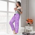 thumbnail image 5 of Sikiie Lilac Glittering Women’s Ultra-Soft Comfy Lounge Pants Sleepwear Comfy Lounge Pants Drawstring Sleep Bottoms with PocketsLarge, 5 of 6