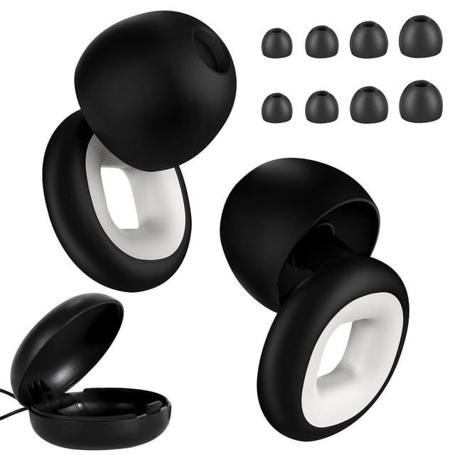 Tapones de Oídos Reutilizables SNR 32 dB Protectores Auditivos para Dormir y Concierto para Alta Con