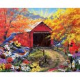 thumbnail image 2 of Cuadros Decorativos Kit de pintura al óleo de la casa roja del bosque por números pintura acrílica DIY sobre lienzo Wdftyju embutido en tela, 2 of 9