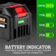 thumbnail image 4 of Batería recargable de iones de litio Yofidra de 18 V y 30 000 mAh con indicador de batería para herramientas eléctricas Makita BL1830, BL1840, BL1850 y BL186, 4 of 5