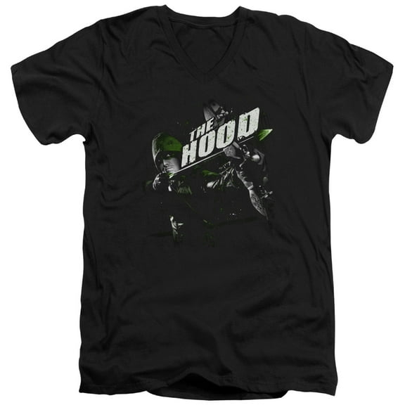 Arrow Take Aim S/S Adult V-Neck T-Shirt 30/1 T-Shirt Black