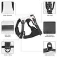 thumbnail image 6 of Picia Breast Cancer Awareness (4) No-Pull Dog Harness Reflective Front Clip Vest with Handle,Step-in Air Dog Harness,Adjustable 2 Metal Rings 4 Buckles,Easy to Put on & Take Off Large, 6 of 9