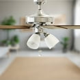 Better Homes & Gardens 5" Single Frosted White Ceiling Fan Replacement
