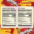 thumbnail image 6 of Skittles & Starburst Original Chewy Candy - 39.1 oz, 90 Piece Bag, 6 of 12