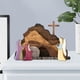 thumbnail image 5 of Paquete de 2 Decoraciones de Resurrección de Cruz de Pascua perfecl Escena de resurrección de Pascua, 5 of 8