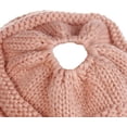 thumbnail image 6 of YooGuoGuo Winter Cable Knit Beanie Cap Soft Stretch Messy High Bun Ponytail Hat Unisex Warm Fleece Lined Skull Cap, 6 of 7