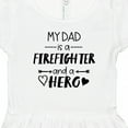 thumbnail image 4 of Inktastic My Dad is a Firefighter and a Hero Girls Toddler Dress, 4 of 5