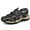 Black, variant on Mens Closed Toe Outdoor Hiking Sandals, Breathable Adjustable Faux Leather Sandals with Non-Slip Sole for Trekking, Fishing, Beach, Walking
