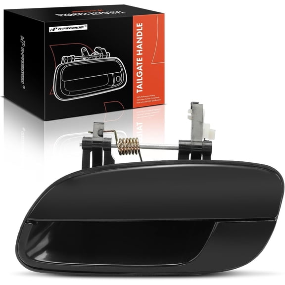 A-Premium Rear Driver Side Exterior Door Handle Compatible with Hyundai Elantra 2001-2006, Smooth Black, Replace# 836502D000