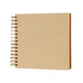 thumbnail image 1 of CSChome Photo Album Scrapbook Photo Album Scrapbook Kraft Flexible Coil Design DIY Memory Book for Family Wedding, 1 of 6