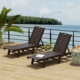 thumbnail image 3 of Paradise Chaises Longues Adirondack en Plastique pour Extérieur (Ensemble de 2), 3 of 9