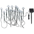 thumbnail image 2 of Luces de hadas solares al aire libre, luz solar LED Cadena de setas Luz impermeable al aire libre Jardín Césped Estacas Lámparas Patio Arte para la decoración del patio del hogar Vhermosa LKX-1700, 2 of 7