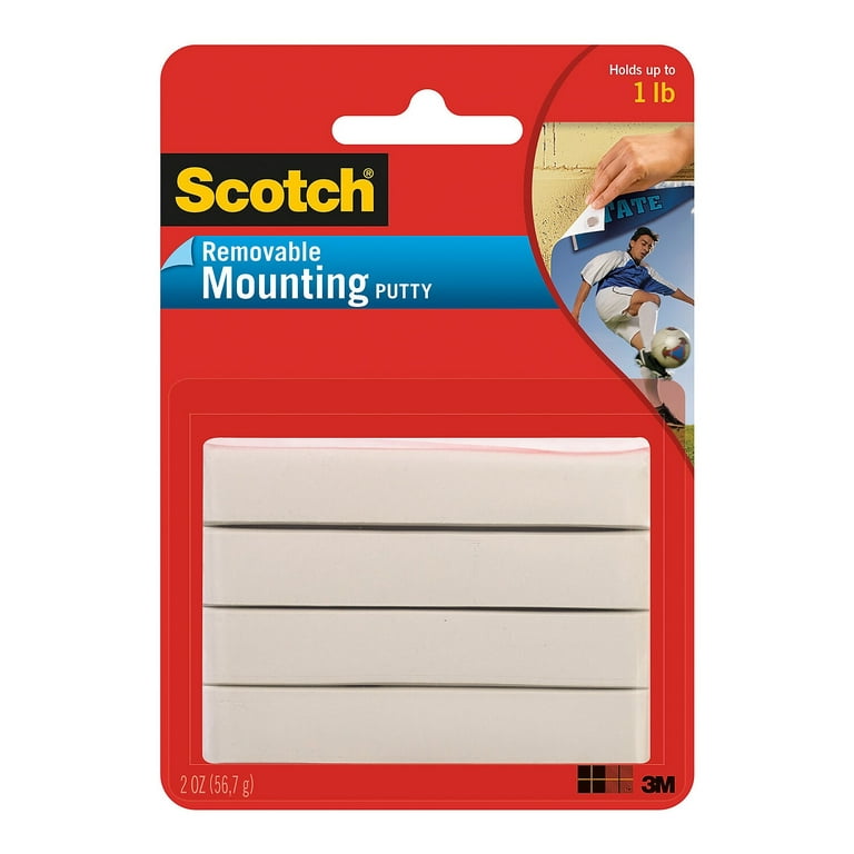 Scotch® Removable Mounting Putty, Multiple Sizes